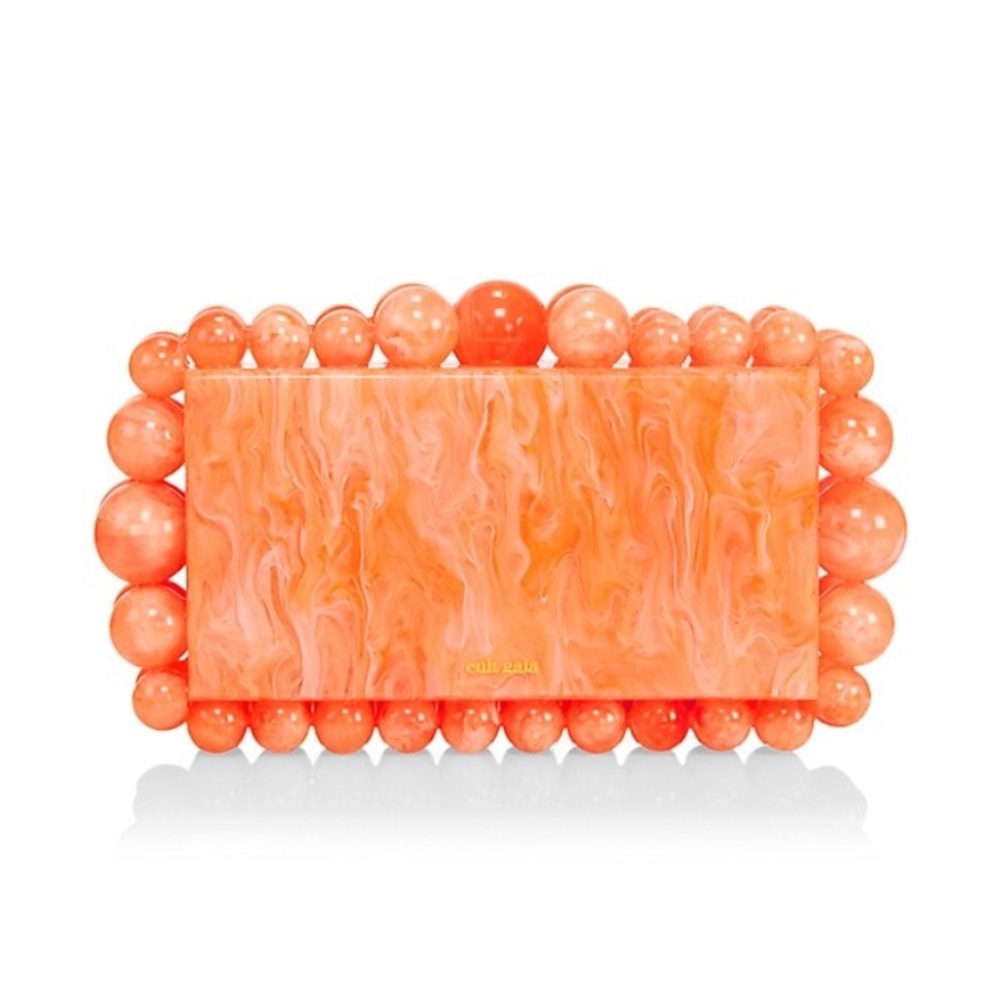 Cult Gaia Eos Marbled Acrylic Clutch